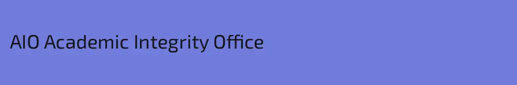 AIO Academic Integrity Office